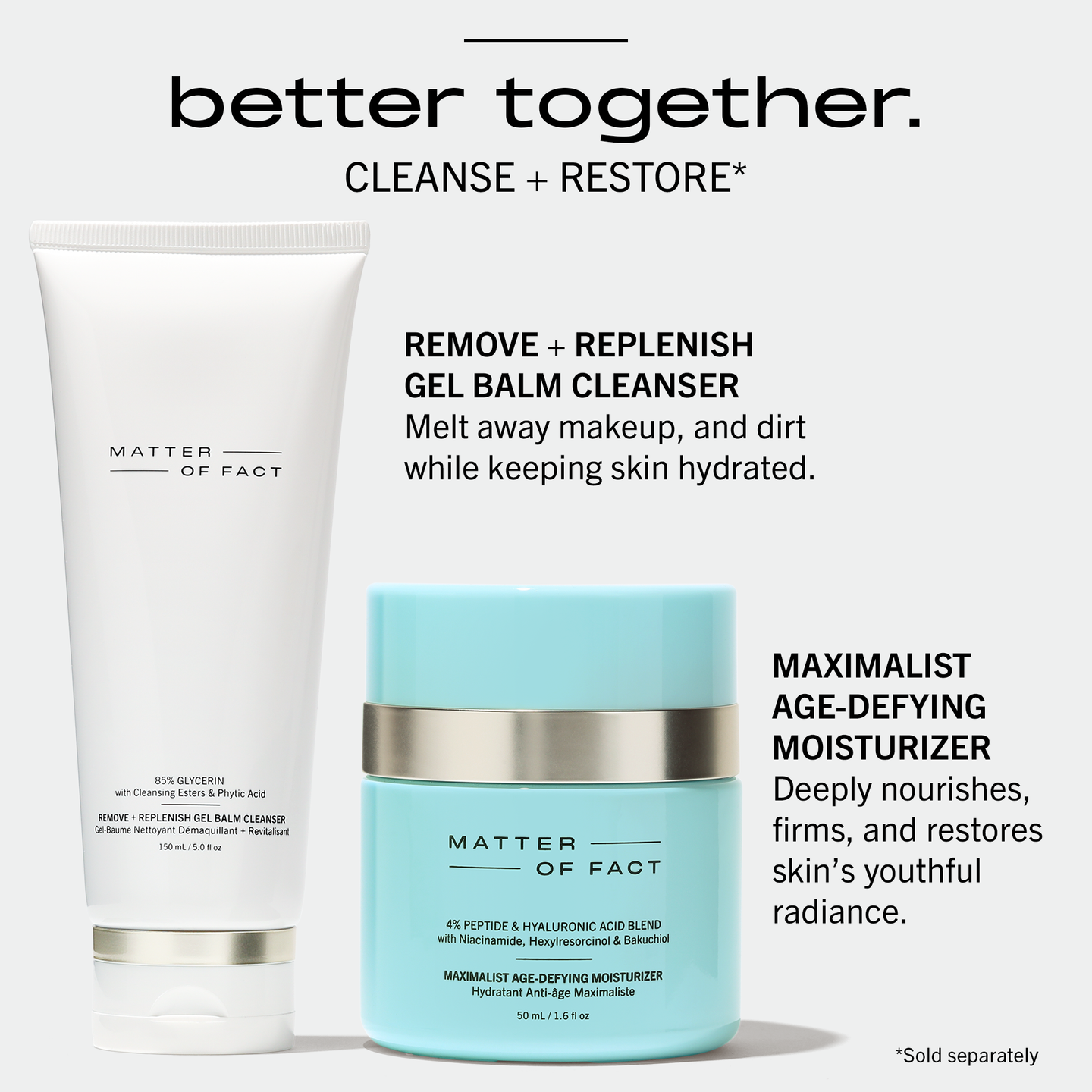 REMOVE + REPLENISH GEL BALM CLEANSER