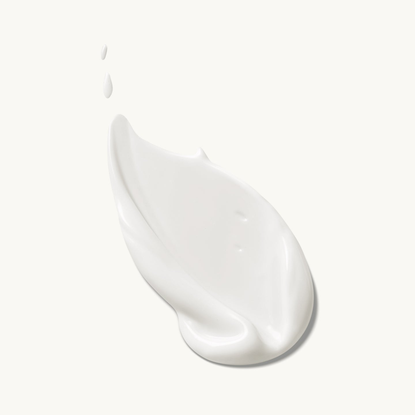 MATTER OF FACT SKINCARE MINIMALIST HYDRATING MOISTURIZER product texture on a beige background