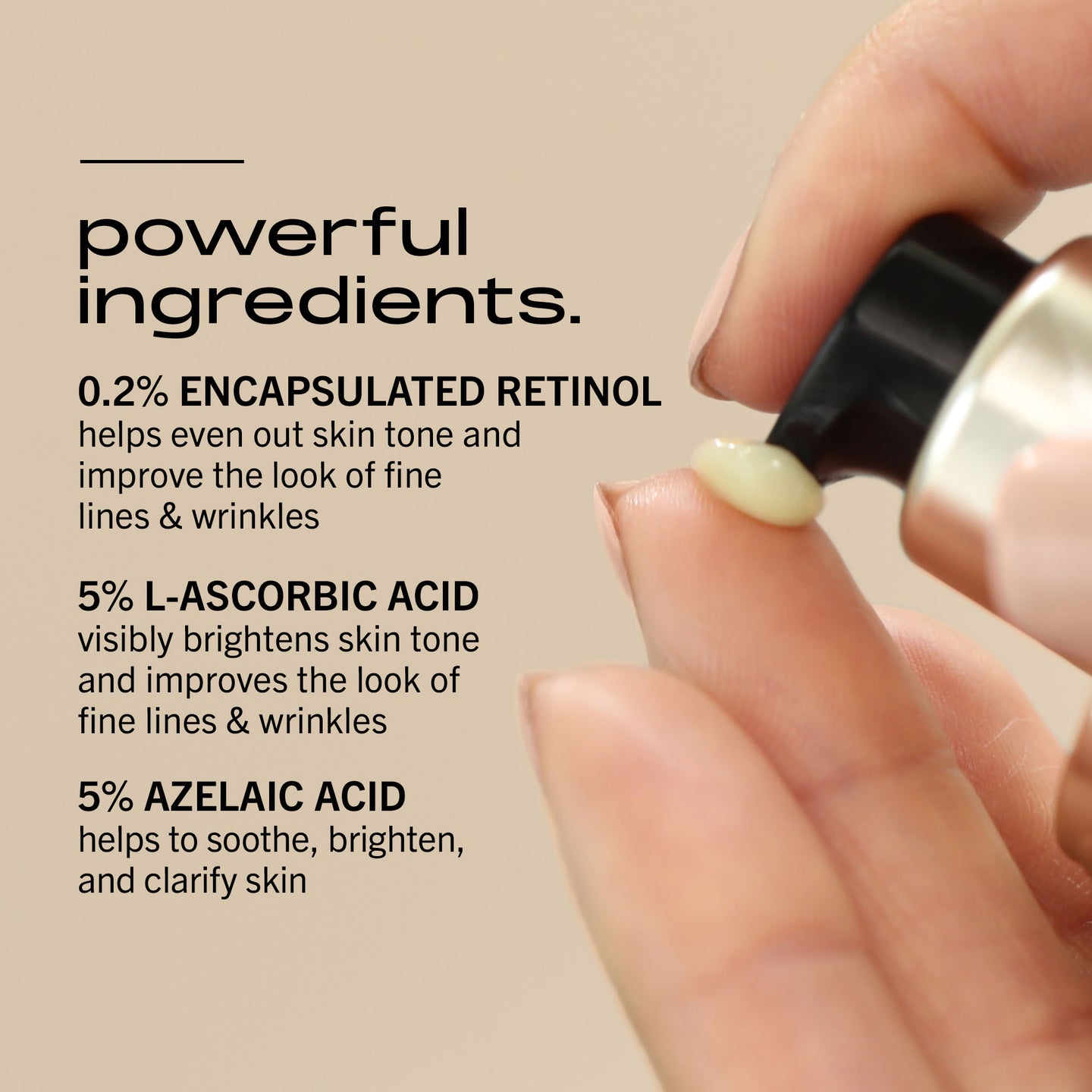 MATTER OF FACT SKINCARE WRINKLE AND TEXTURE CONCENTRATE key ingredient information